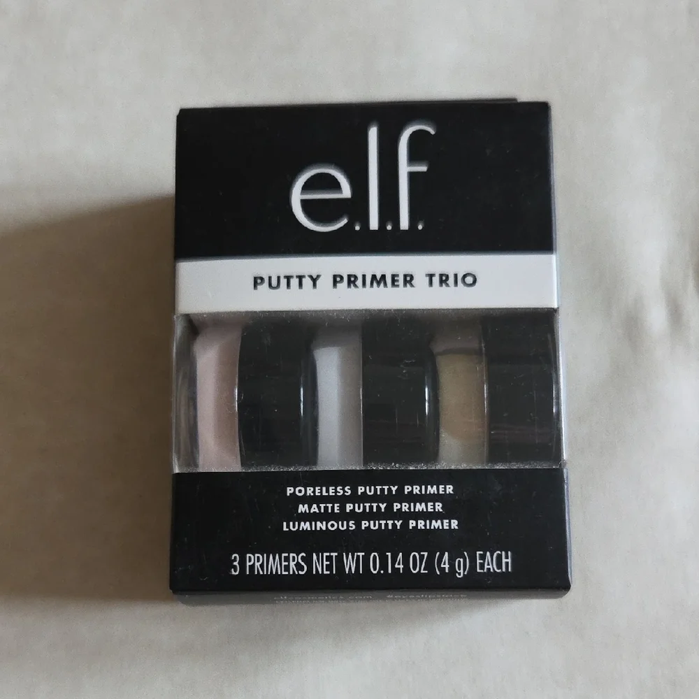 ELF Cosmetics Putty Primer Trio - Poreless, Matte, and Luminous primers NEW